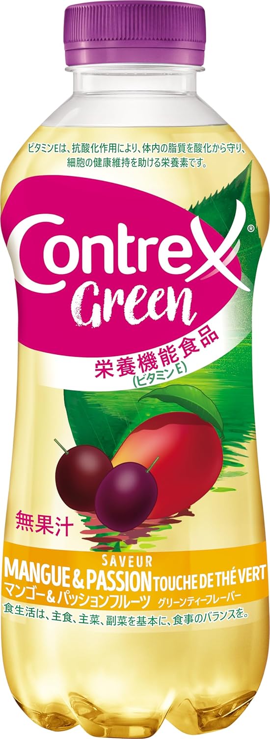 Contrex Green マンゴー&パッションフルーツ グリーンティーフレーバー コントレックス