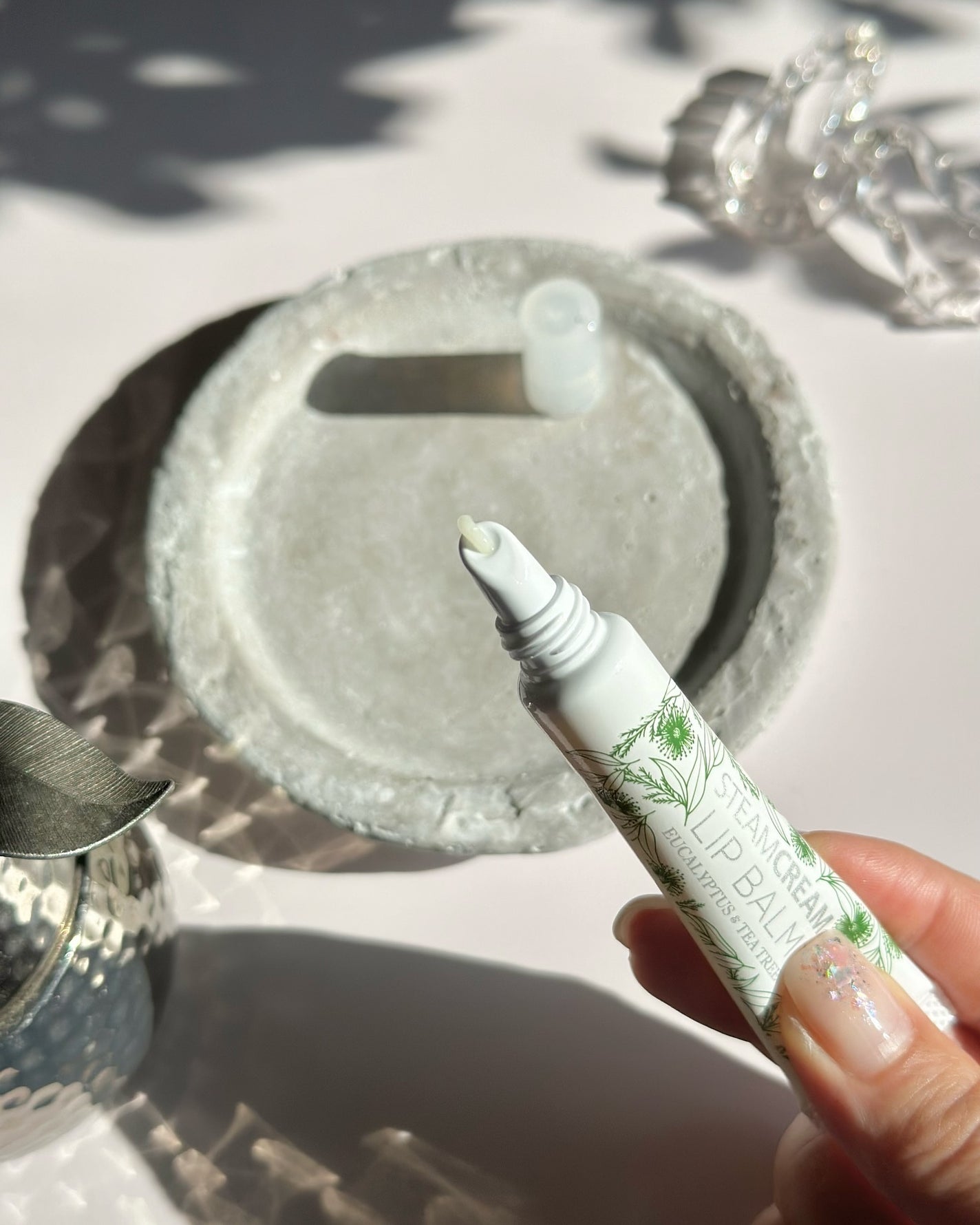 リップバームユーカリ&ティーツリー/STEAMCREAM/リップバームを使ったクチコミ(3枚目)