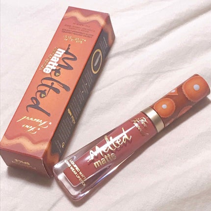 メルテッド リキッド マット ロングウェア リップスティック パンプキン スパイス/Too Faced/口紅を使ったクチコミ(2枚目)