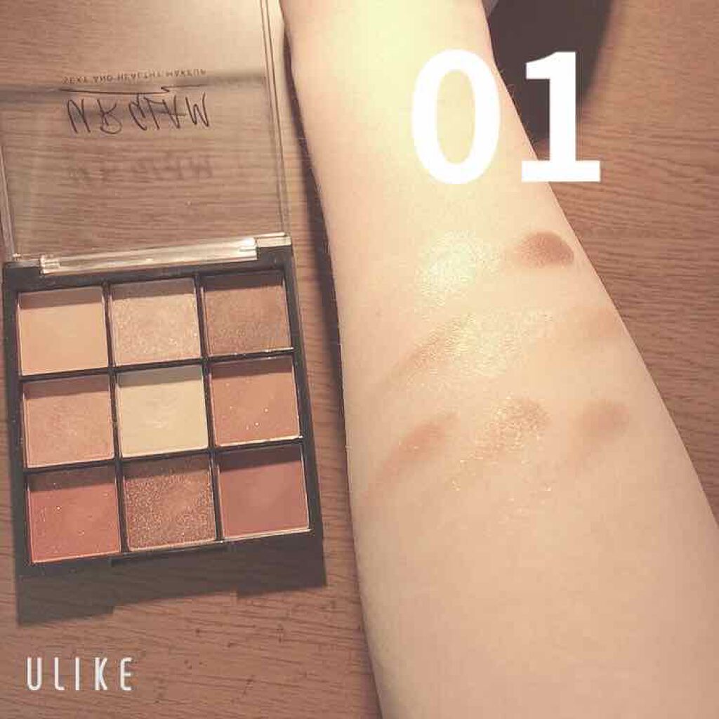 UR GLAM BLOOMING EYE COLOR PALETTE/U R GLAM/アイシャドウパレットを使ったクチコミ(2枚目)