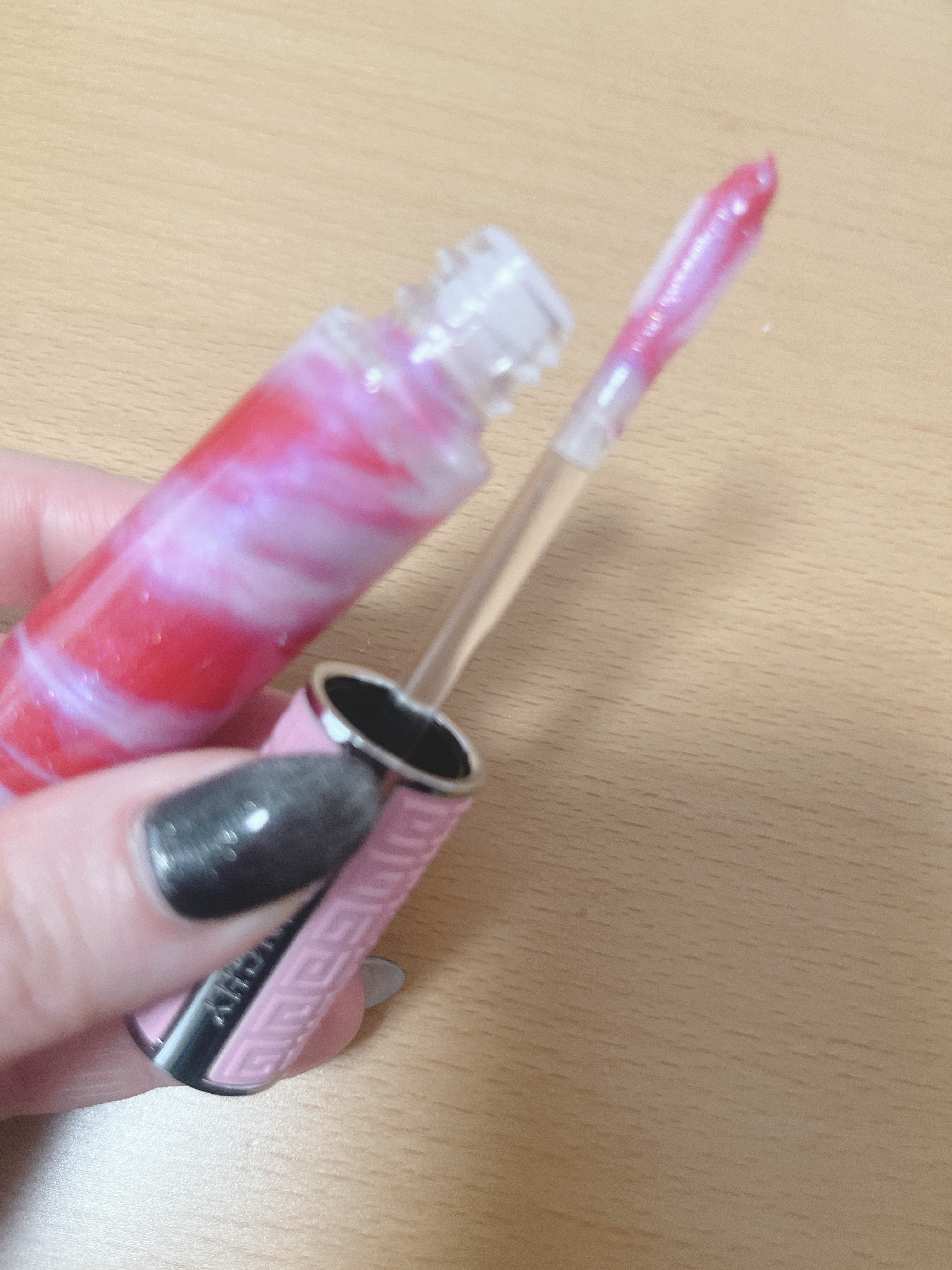 ローズ・パーフェクト・リキッド（フォール コレクション 2022）/GIVENCHY/リップケアを使ったクチコミ（2枚目）