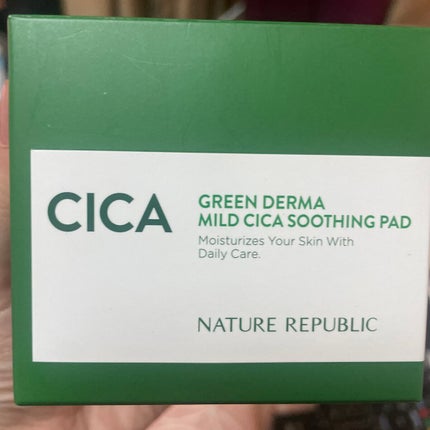 グリーンダーマCICAエッセンシャルパッド/ネイチャーリパブリック/トナーパッドを使ったクチコミ(1枚目)