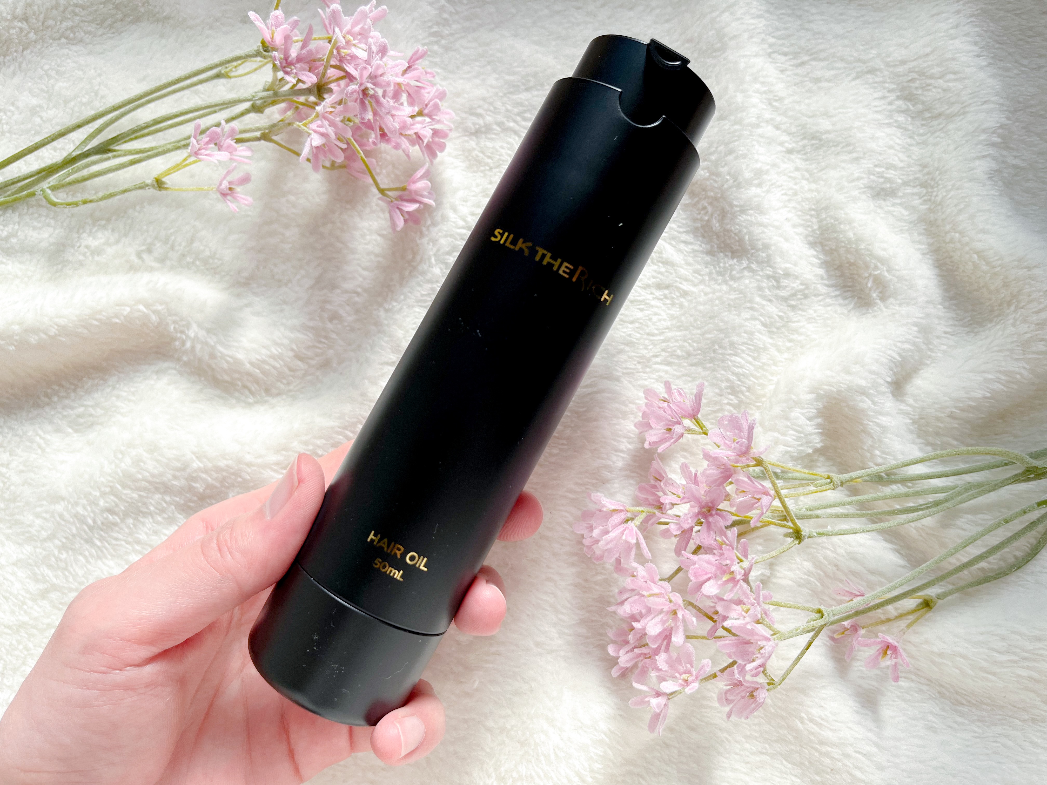 SILK THE RICH ヘアオイルMNM/SILK THE RICH/ヘアオイルを使ったクチコミ（2枚目）