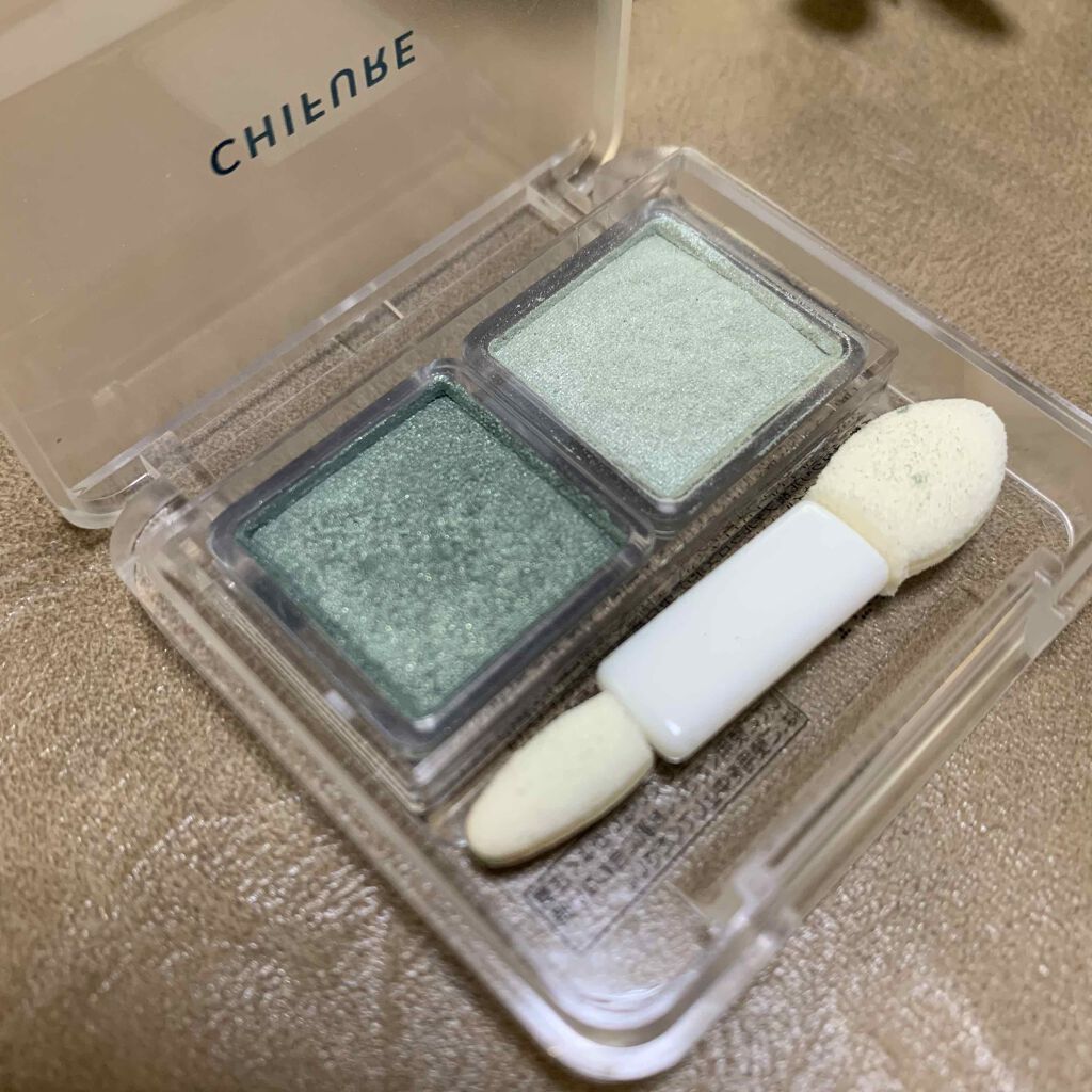 ツイン カラー アイシャドウ/ちふれ/アイシャドウパレットを使ったクチコミ(2枚目)