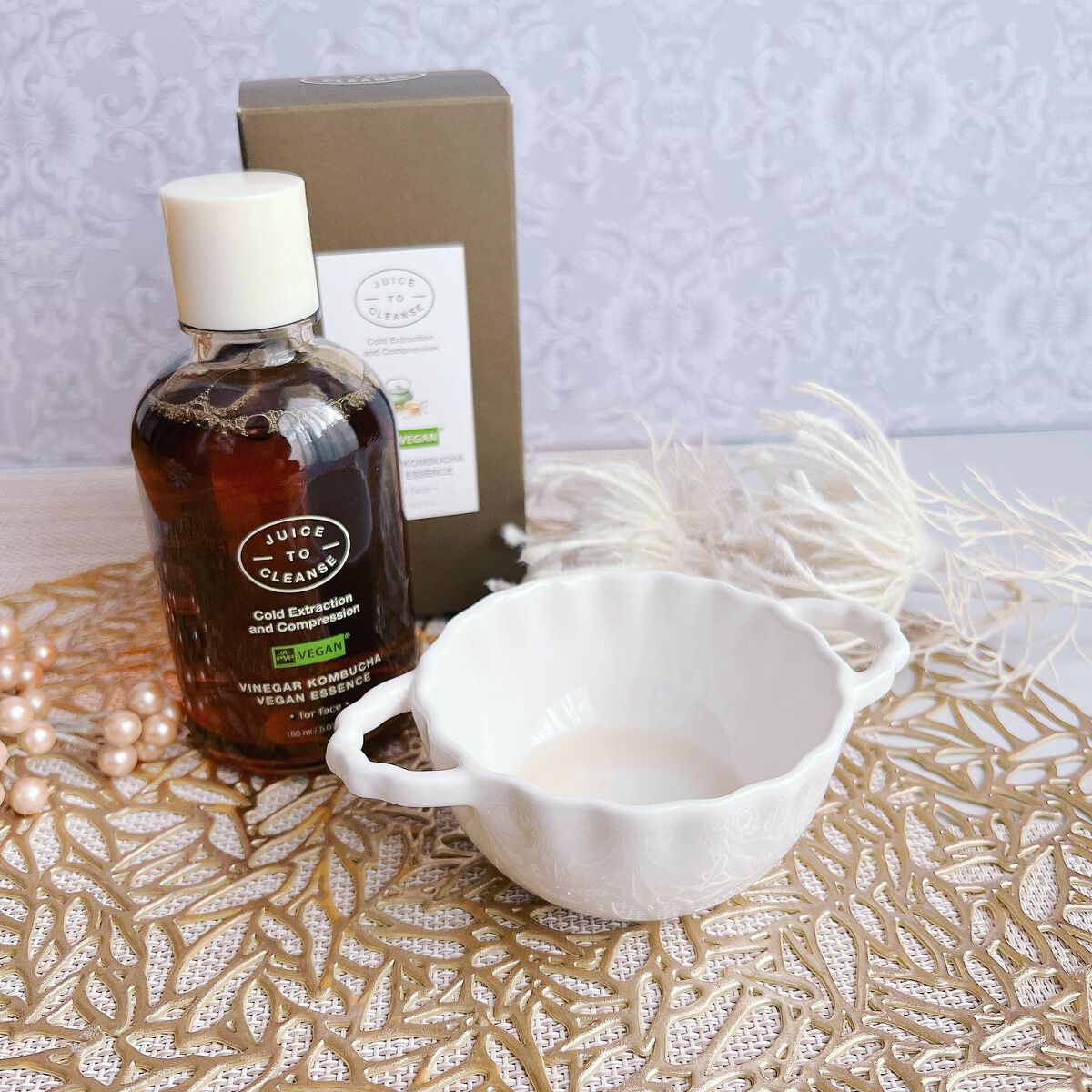ビネガー コンブチャヴィーガン エッセンス/JUICE TO CLEANSE/美容液を使ったクチコミ（1枚目）