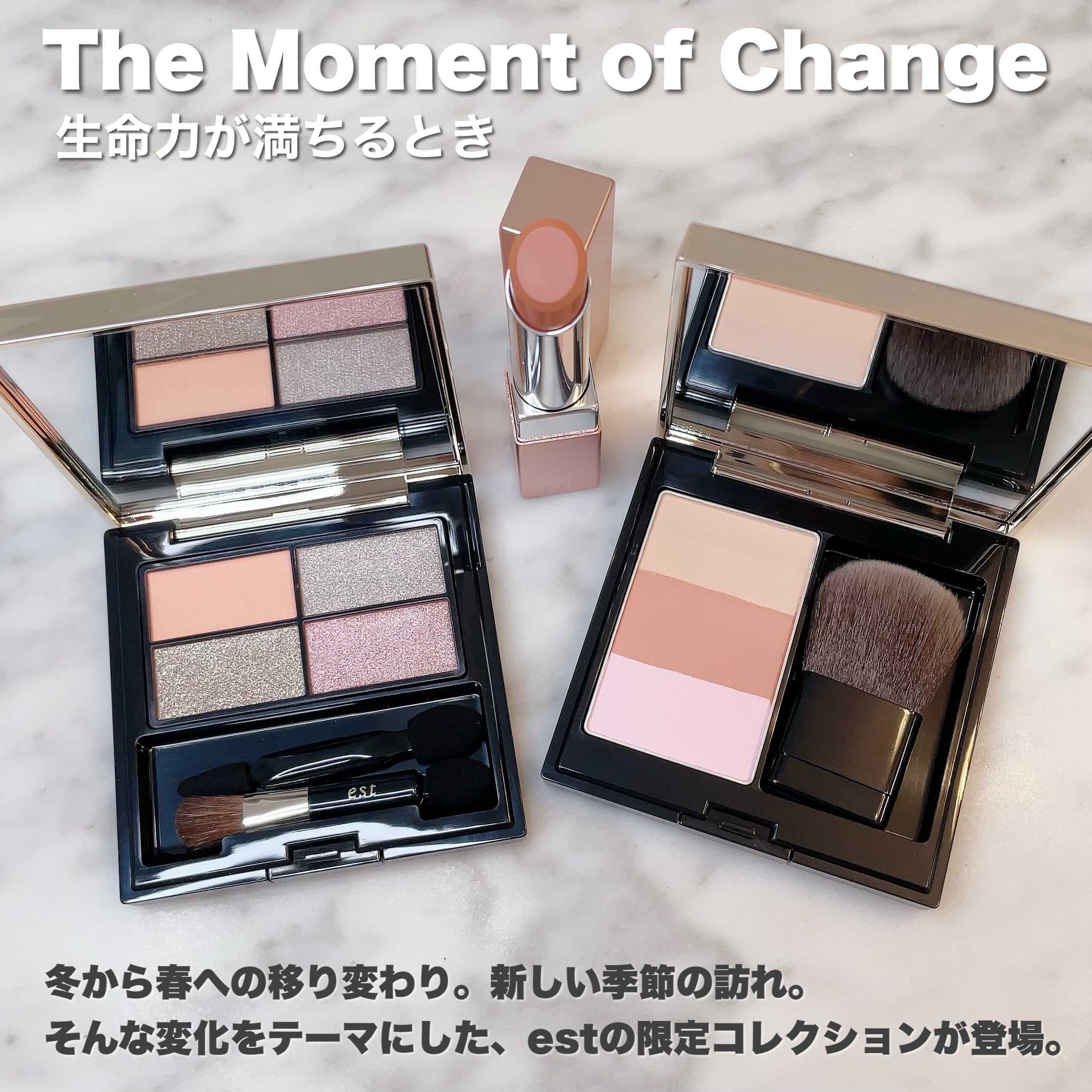 ピュア クラリティ シアー アイシャドウ/est/アイシャドウパレットを使ったクチコミ（1枚目）