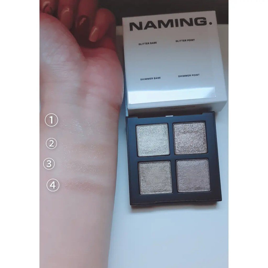 COLORFUL EYE PALETTE/NAMING./アイシャドウパレットを使ったクチコミ(4枚目)