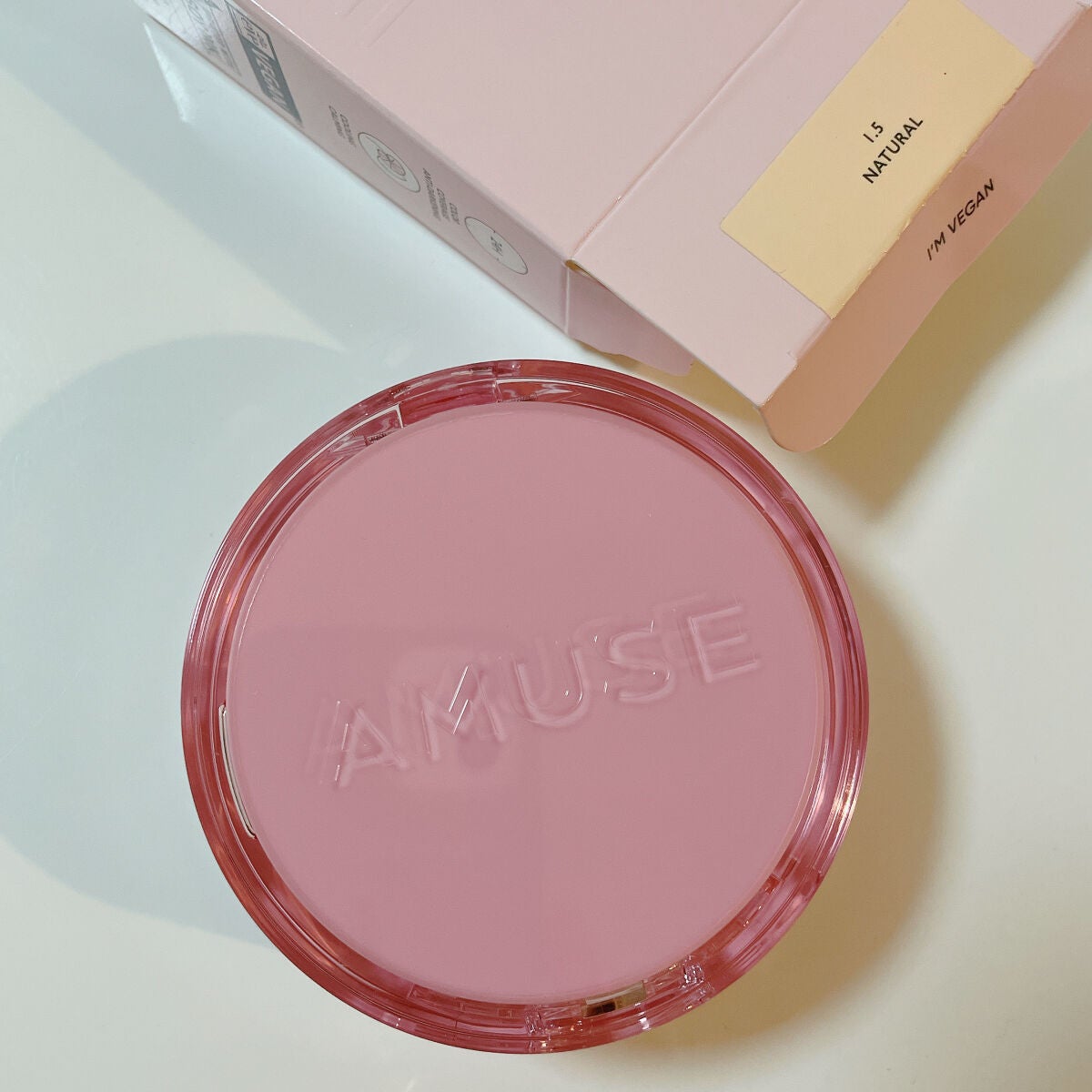 デューパワーヴィーガンクッション/AMUSE/クッションファンデーションを使ったクチコミ(1枚目)
