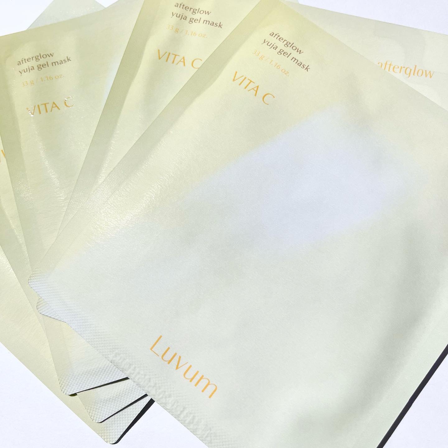 ラビューム アフターグロウ ゆずゲルマスク/Luvum/シートマスク・パックを使ったクチコミ（1枚目）