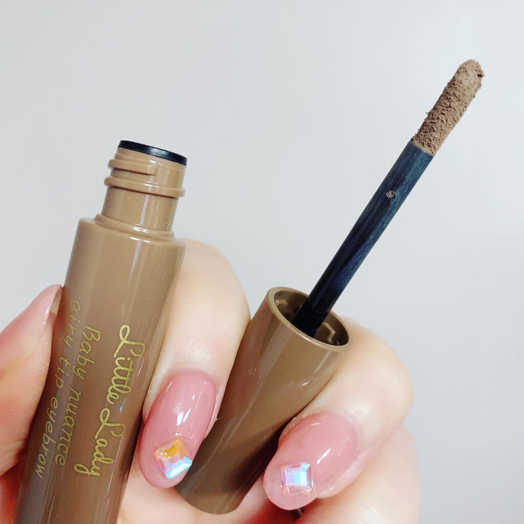 ベビーニュアンス エアリーチップアイブロウ/リトルレディ/その他アイブロウを使ったクチコミ（3枚目）