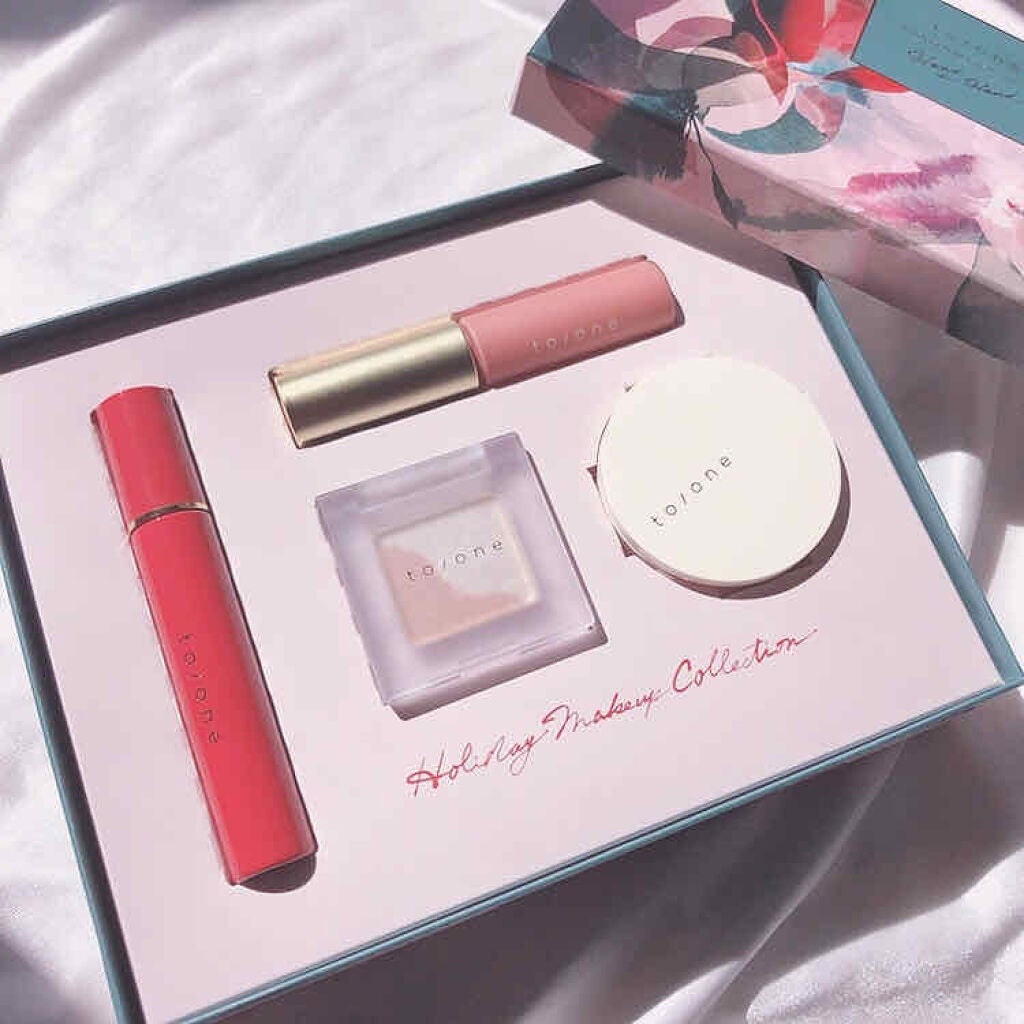 トーン ホリデー メイクアップ コレクション 2020/to/one/メイクアップキットを使ったクチコミ(1枚目)
