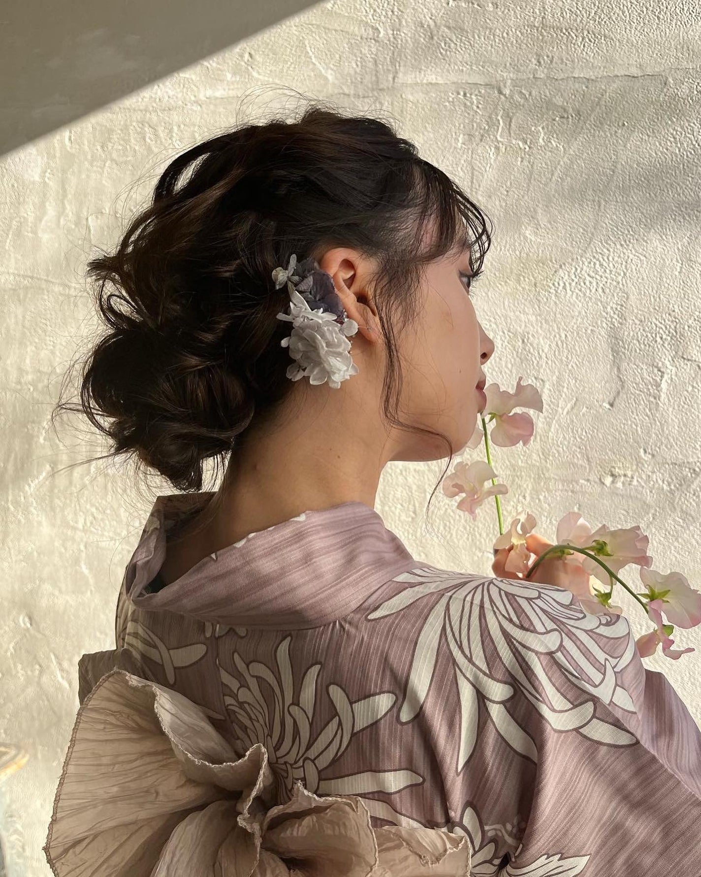 HARUNA on LIPS 「.先日の浴衣のヘアメイク🌟.いろんなアレンジをたくさんしました..」(5枚目)