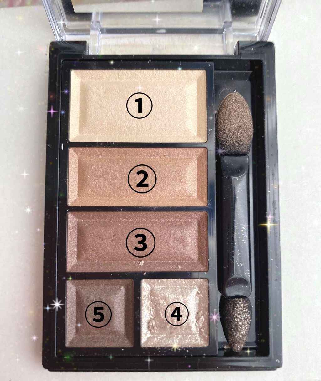 ショコラスウィート アイズ ソフトマット/リンメル ロンドン/アイシャドウパレットを使ったクチコミ（2枚目）