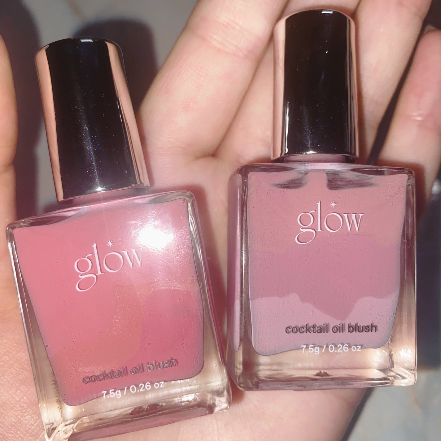カクテルオイルブラッシャー/glow/リキッドチークを使ったクチコミ(1枚目)
