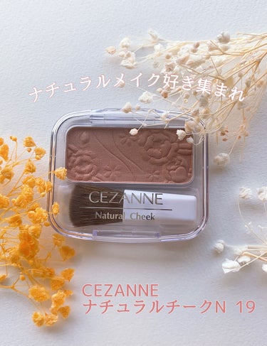 ナチュラル チークN/CEZANNE/パウダーチークを使ったクチコミ（1枚目）