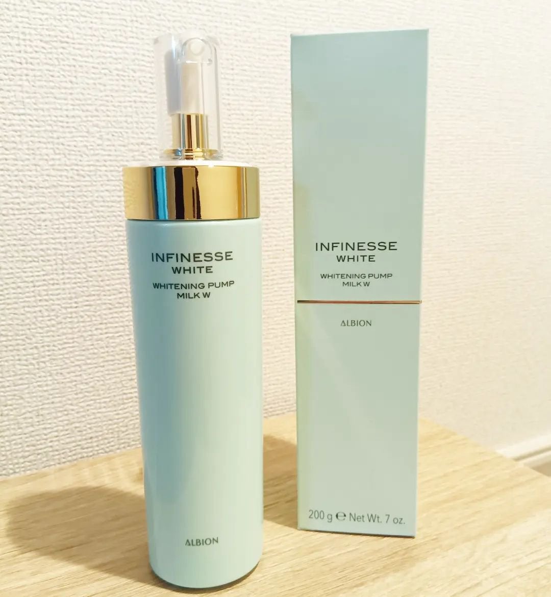 アンフィネスホワイト ホワイトニング パンプ ミルク/ALBION/乳液を使ったクチコミ(1枚目)
