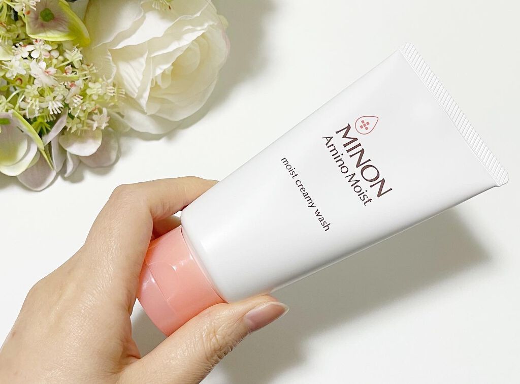 アミノモイスト モイストクリーミィ ウォッシュ/ミノン/洗顔フォームを使ったクチコミ(3枚目)