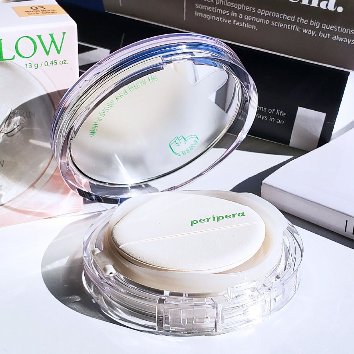 PERIPERA ムードヴィーガングロークッションのクチコミ「【PERIPERA】ムードヴィーガングロークッション
03 BEIGE

発売してすぐ買ったけ.....」（2枚目）