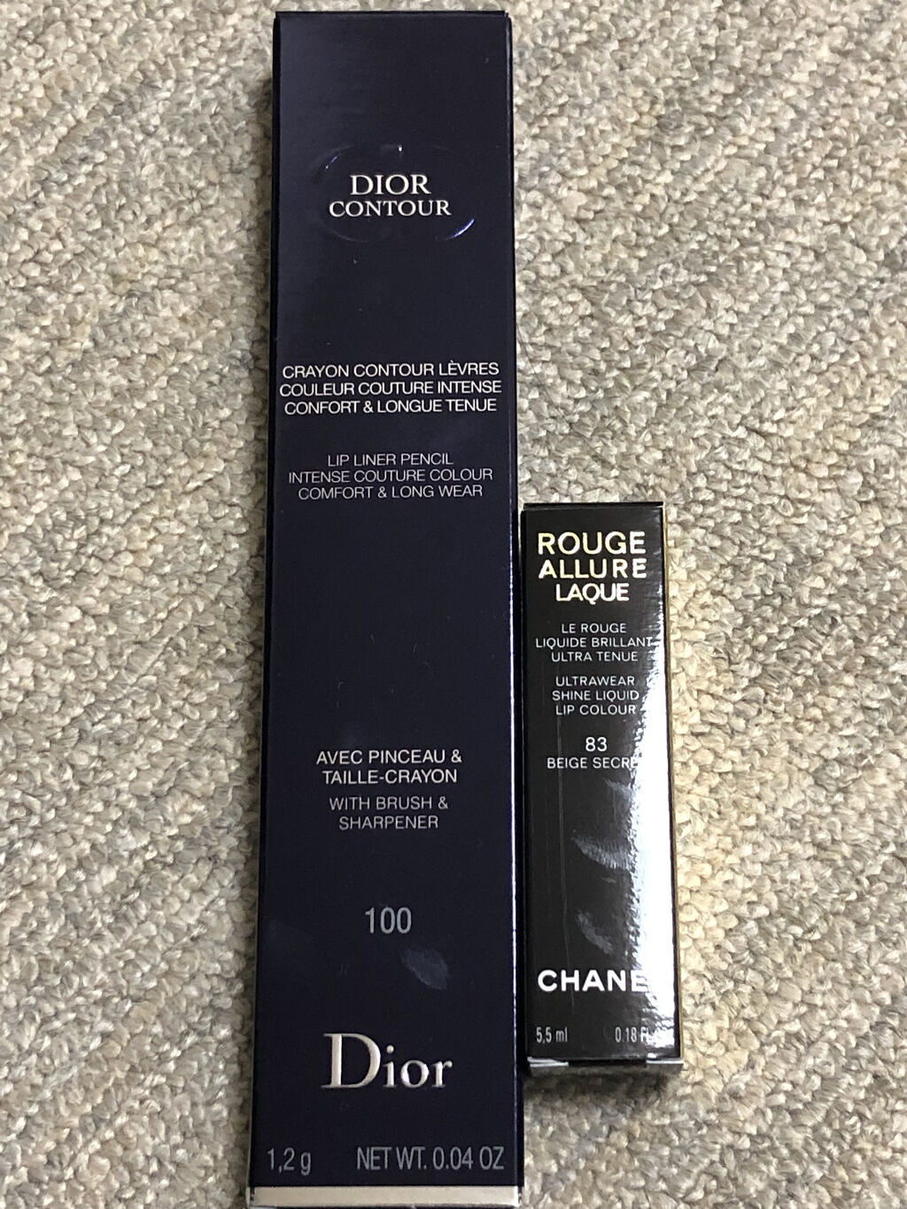 ルージュ ディオール コントゥール 100 ヌード ルック/Dior/リップライナーを使ったクチコミ（1枚目）