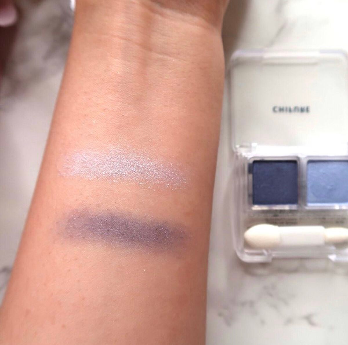 ツイン カラー アイシャドウ/ちふれ/アイシャドウパレットを使ったクチコミ(3枚目)