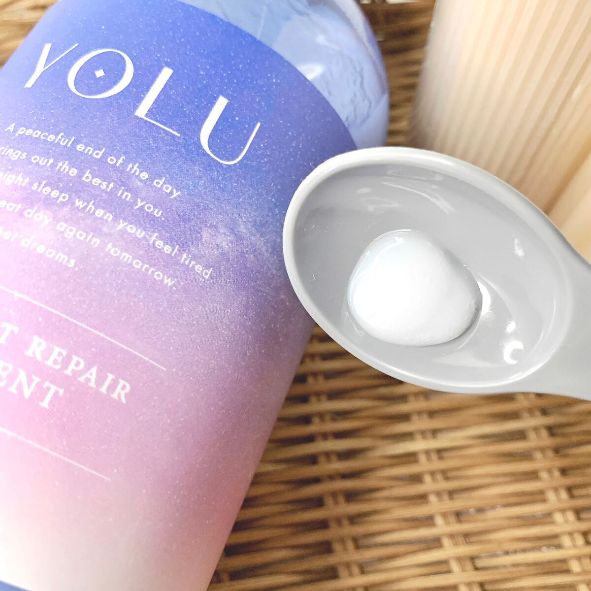 カームナイトリペアシャンプー/トリートメント/YOLU/市販シャンプーを使ったクチコミ(3枚目)