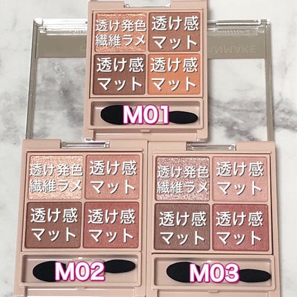 シルキースフレアイズ(マットタイプ)/キャンメイク/アイシャドウパレットを使ったクチコミ(3枚目)