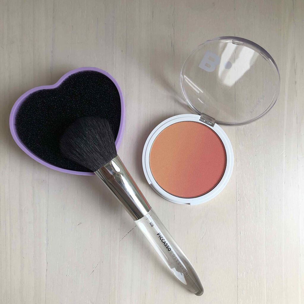 チアグラデーションチーク/B. by BANILA/パウダーチークを使ったクチコミ(4枚目)