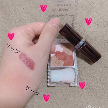 グロウフルールチークス/キャンメイク/パウダーチークを使ったクチコミ(3枚目)