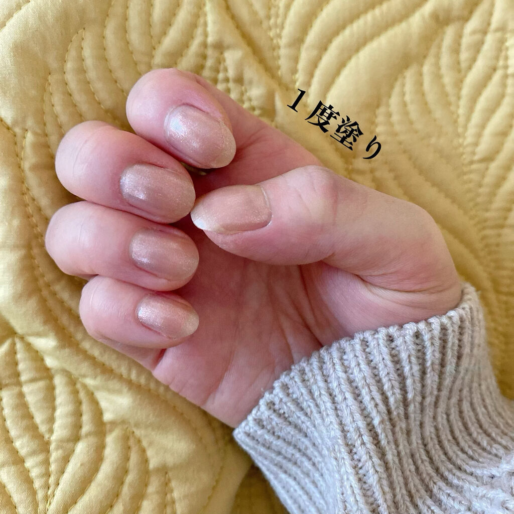 ネイル エナメル/ちふれ/マニキュアを使ったクチコミ（3枚目）