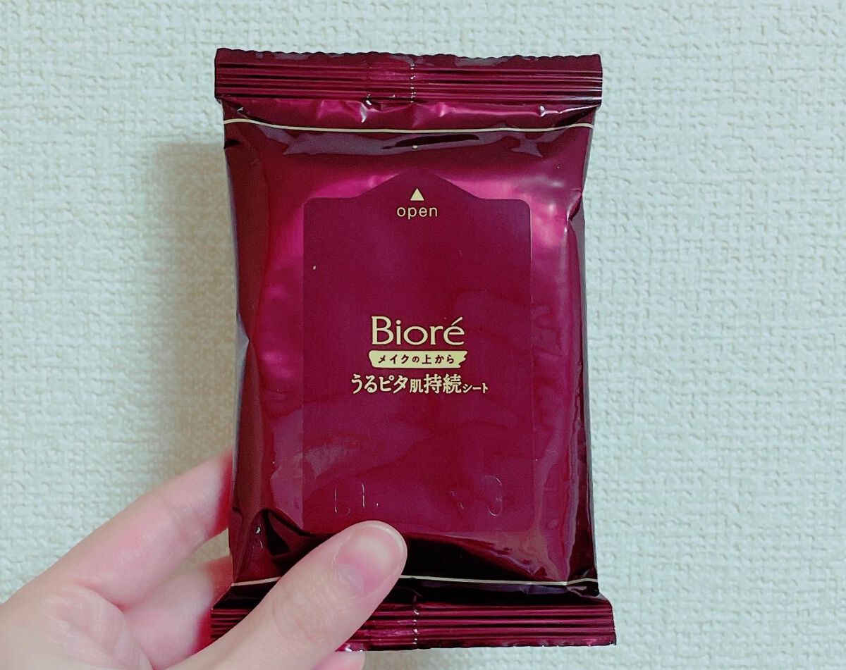 ビオレメイクの上からうるピタ肌持続シート/ビオレ/フェイスシートを使ったクチコミ(2枚目)