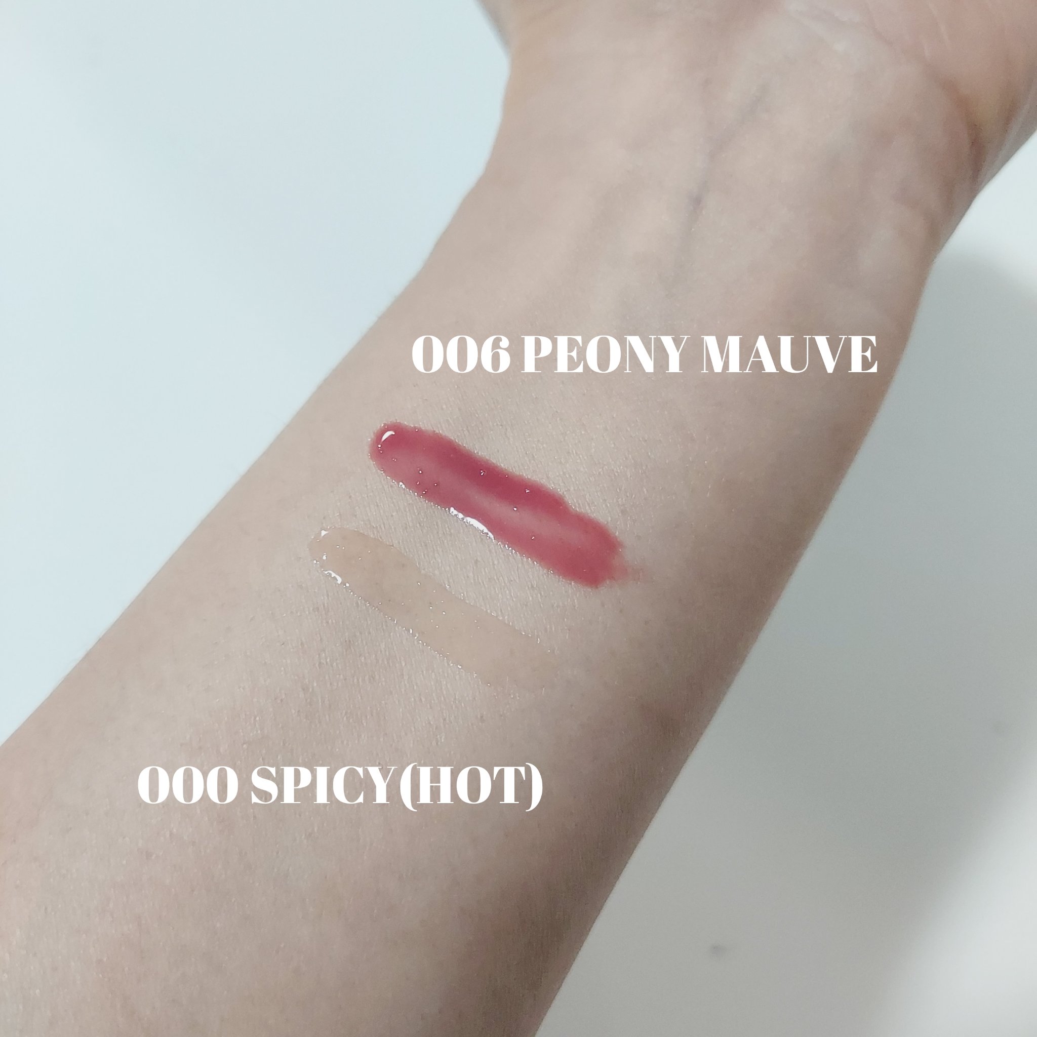 LIP PLUMPER GLAZE TINT/ROJEV/口紅を使ったクチコミ（2枚目）