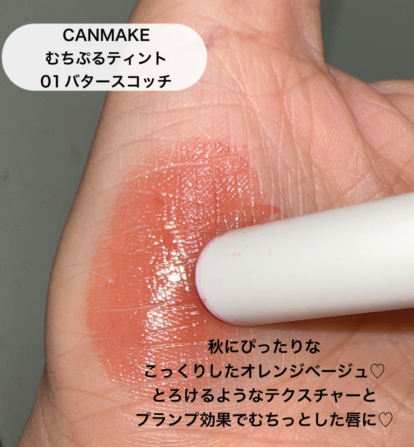 むちぷるティント/キャンメイク/リップティントを使ったクチコミ(2枚目)