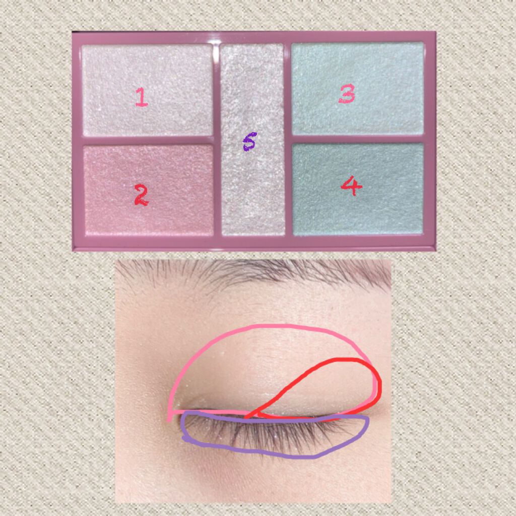 パーフェクトスタイリストアイズ/キャンメイク/アイシャドウパレットを使ったクチコミ(5枚目)