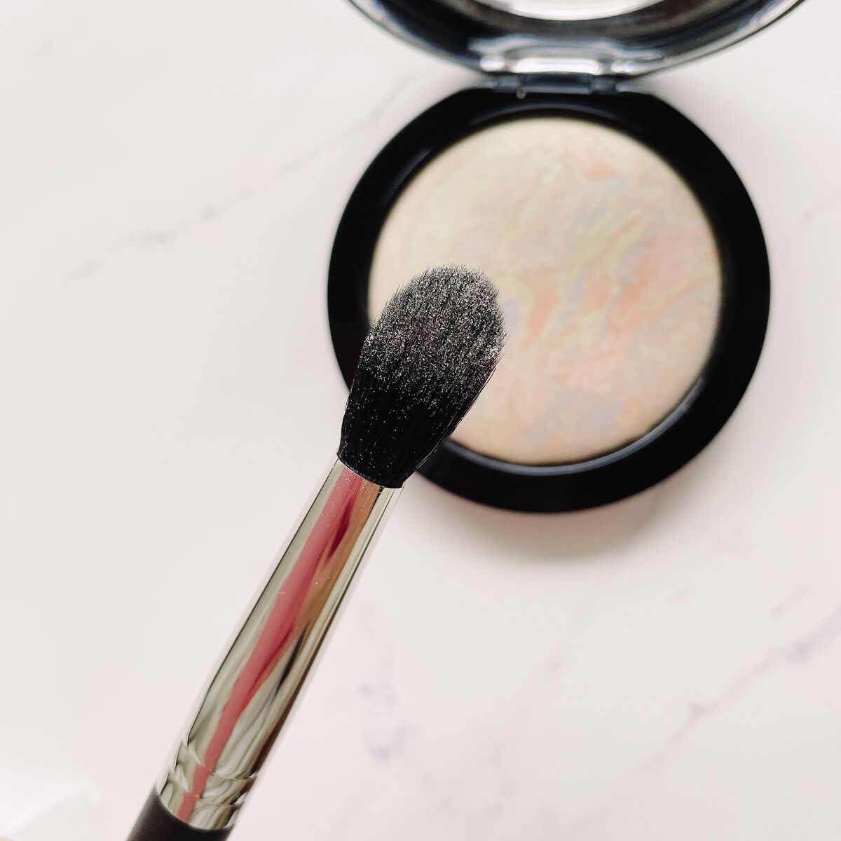 #224 テーパード ブレンディング ブラシ/M・A・C/メイクブラシを使ったクチコミ(2枚目)