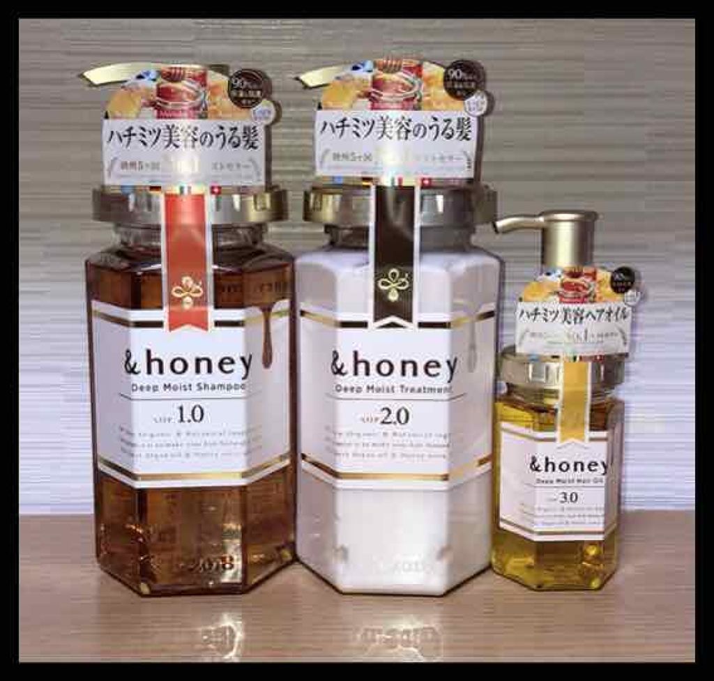 ディープモイスト シャンプー1.0/ヘアトリートメント2.0/&honey/市販シャンプーを使ったクチコミ(1枚目)