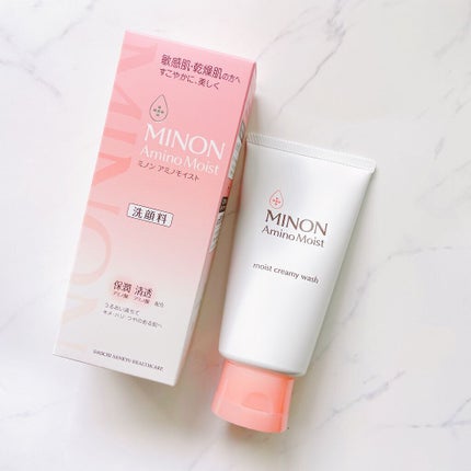 アミノモイスト モイストクリーミィ ウォッシュ/ミノン/洗顔フォームを使ったクチコミ(1枚目)