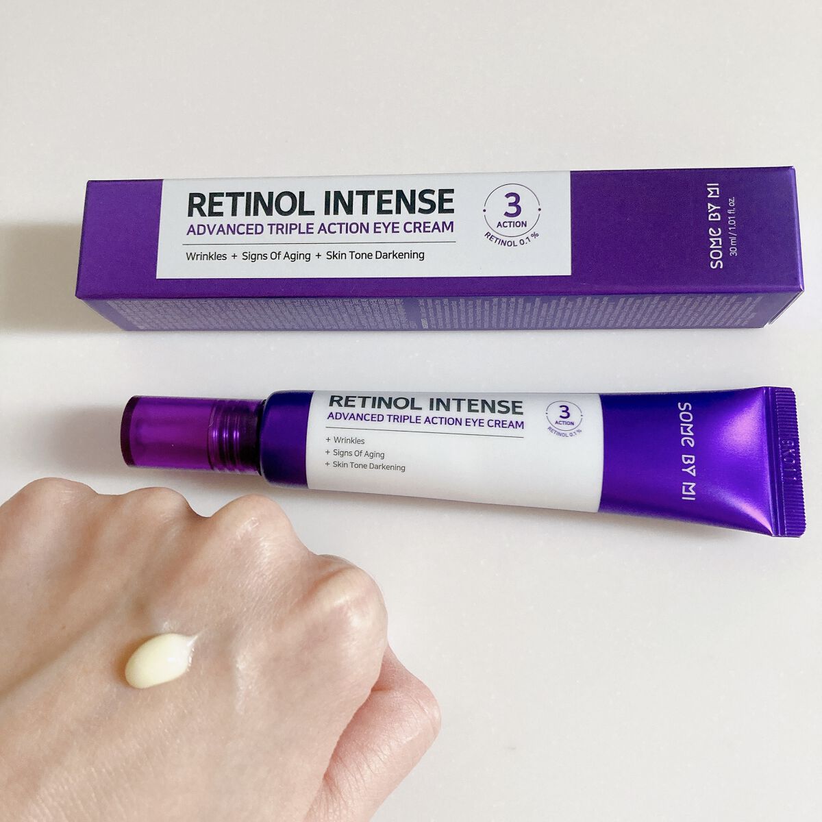 レチノールインテンシブ アドバンスドトリプルアクションアイクリーム/SOME BY MI/アイケア・アイクリームを使ったクチコミ（3枚目）