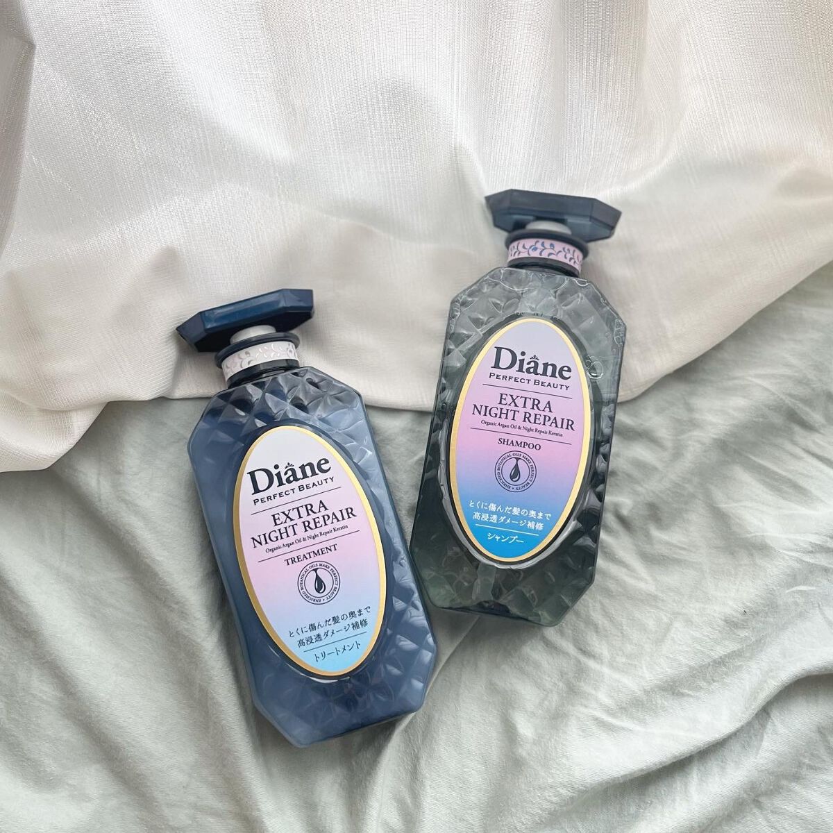 エクストラナイトリペア シャンプー＆トリートメント シャンプー & トリートメント 本体セット/ダイアン/市販シャンプーを使ったクチコミ（1枚目）