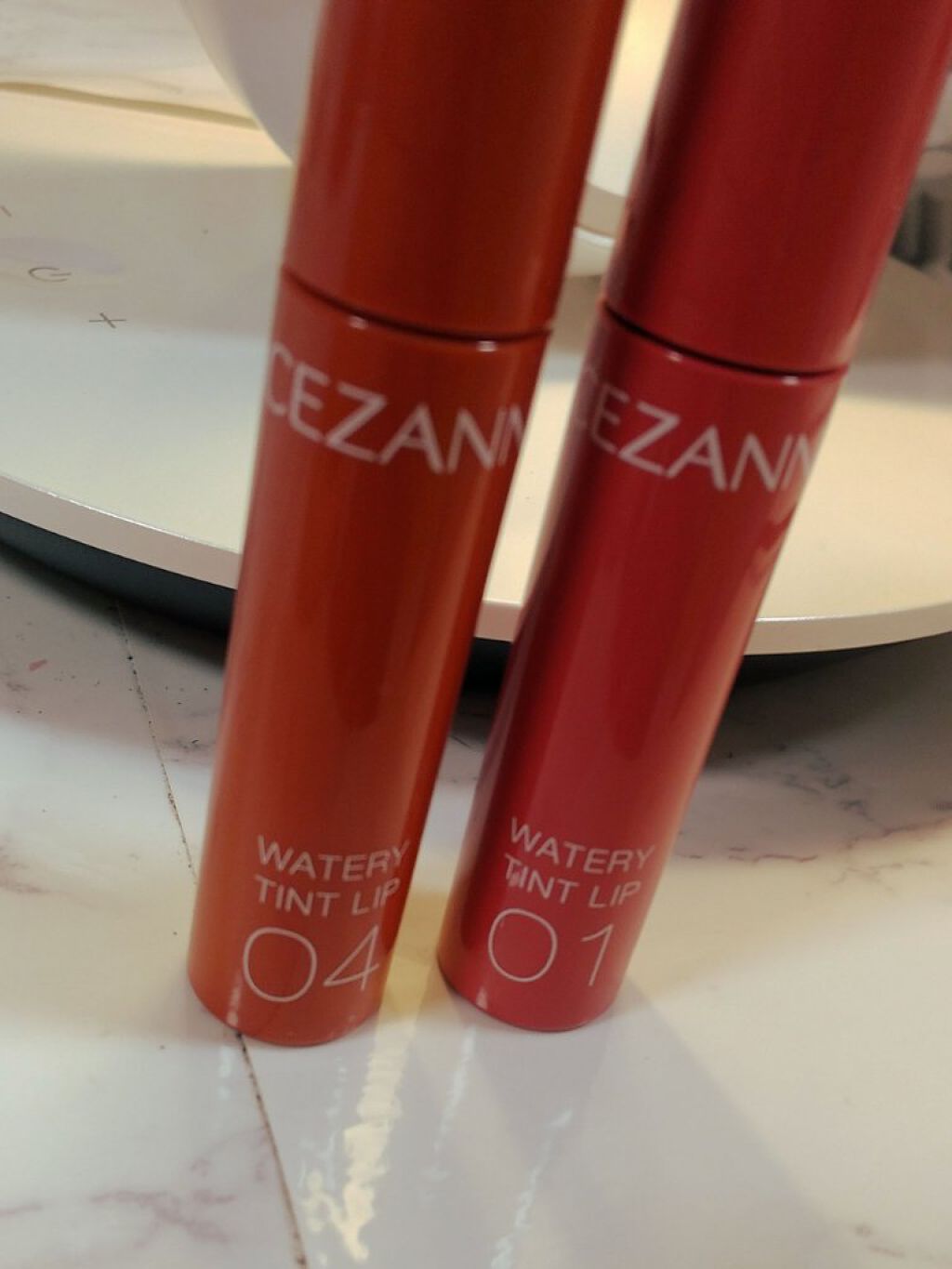 ウォータリーティントリップ/CEZANNE/リップティントを使ったクチコミ（2枚目）