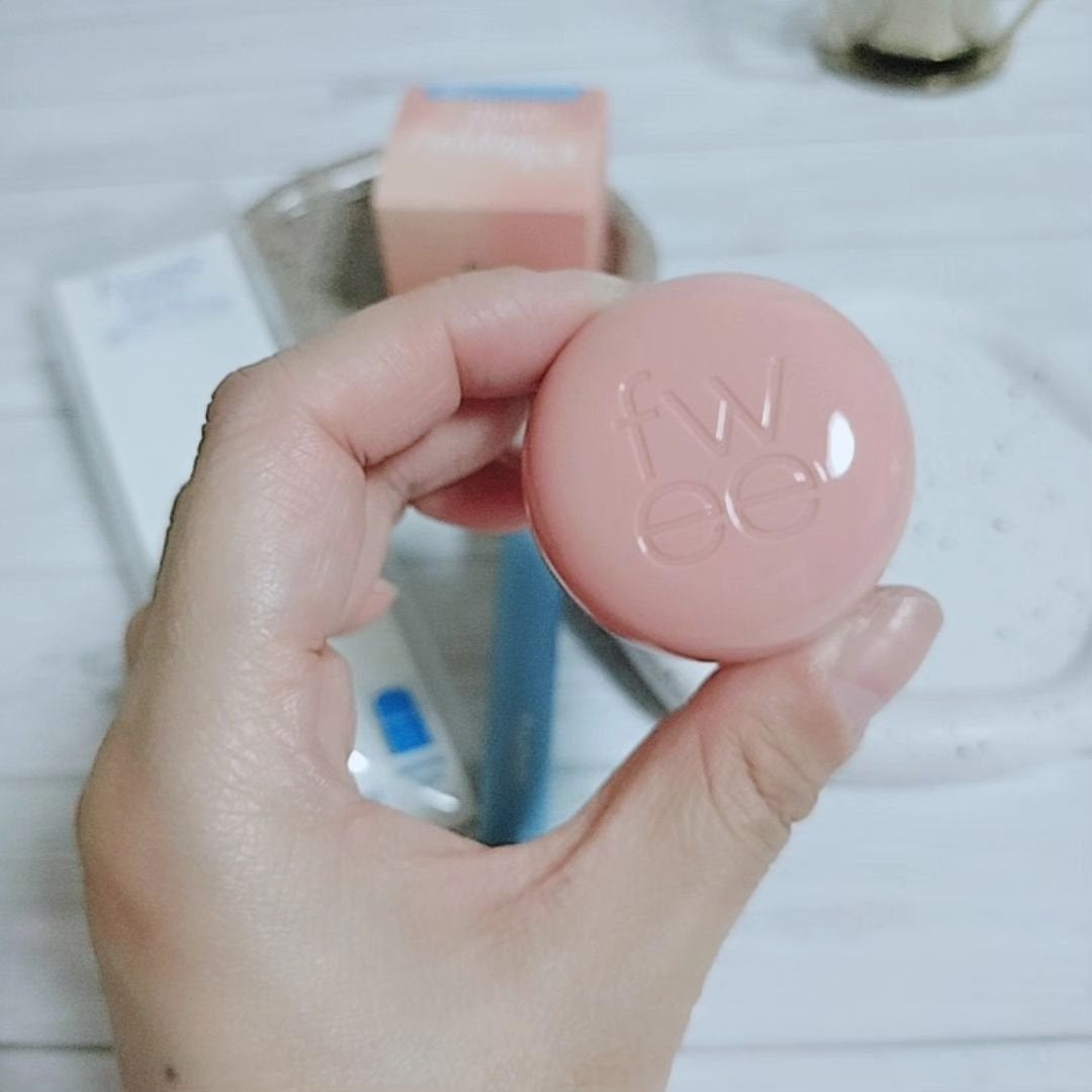 リップアンドチーク ブラーリープリンポット/fwee/口紅を使ったクチコミ(3枚目)