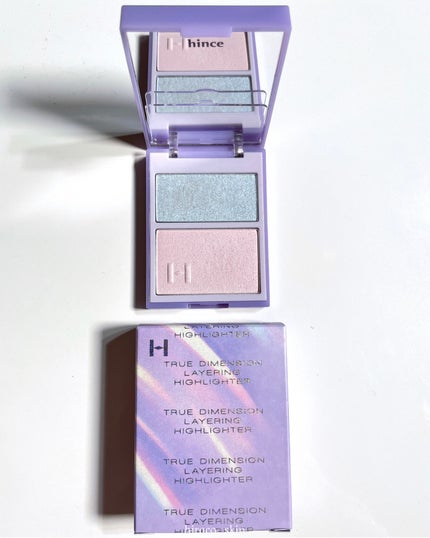 トゥルーディメンションレイヤリングハイライター/hince/パウダーハイライトを使ったクチコミ(8枚目)