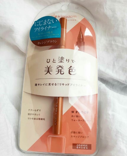 リキッドアイライナーWP /キングダム/リキッドアイライナーを使ったクチコミ(1枚目)