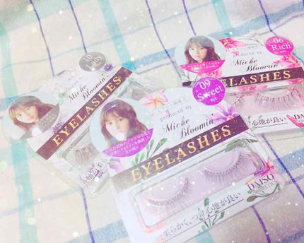 ミッシュブルーミン コラボアイラッシュ/DAISO/つけまつげを使ったクチコミ(1枚目)