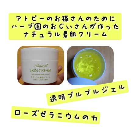 ナチュラル素肌クリーム/ナチュラル化粧品/フェイスクリームを使ったクチコミ(1枚目)