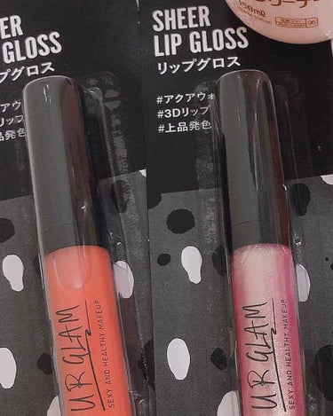 UR GLAM　SHEER LIP GLOSS シャイニーピンク/U R GLAM/リップグロスを使ったクチコミ（3枚目）