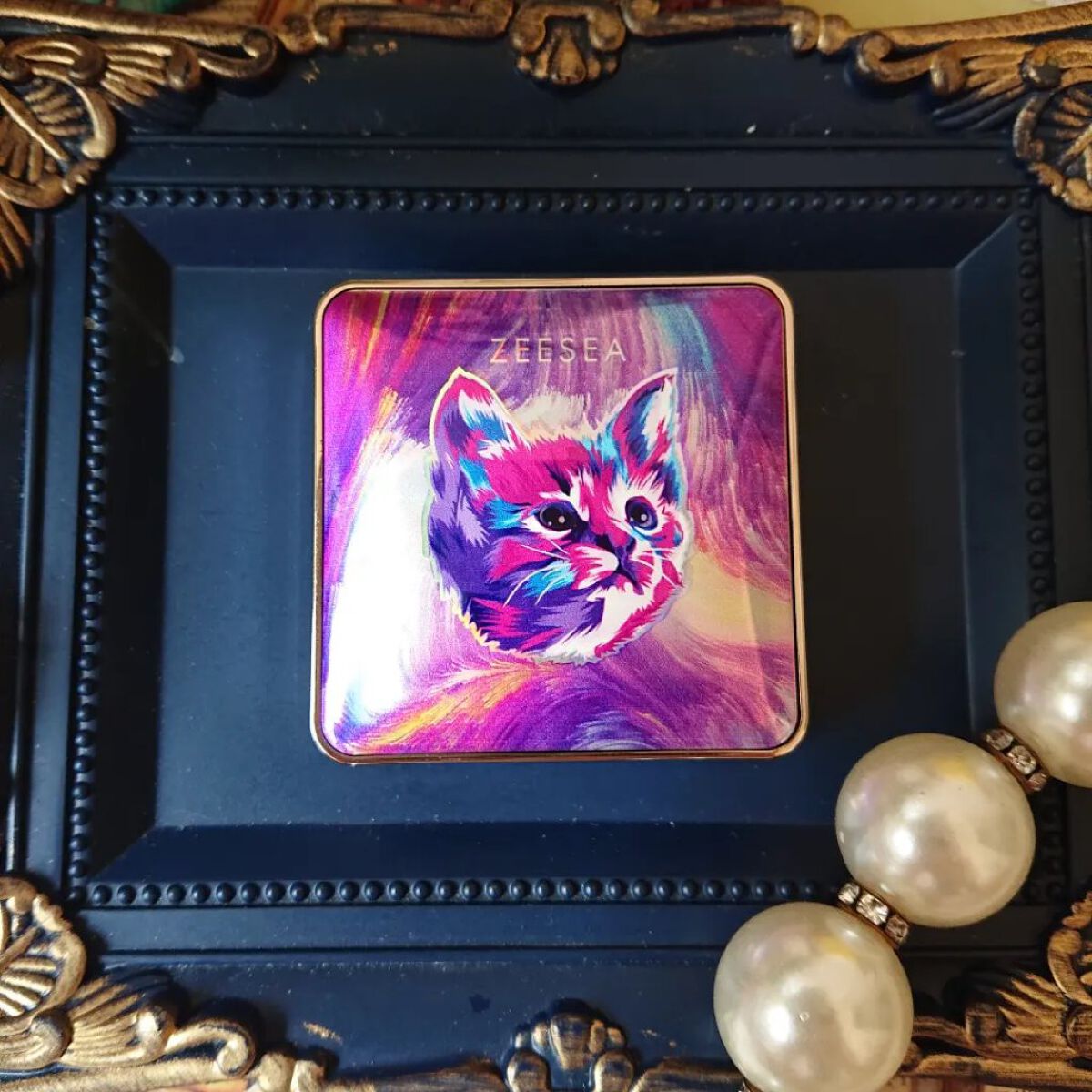 アニマルアイシャドウ(4シェード) 04 ワイルドベリー/ZEESEA/アイシャドウパレットを使ったクチコミ（3枚目）