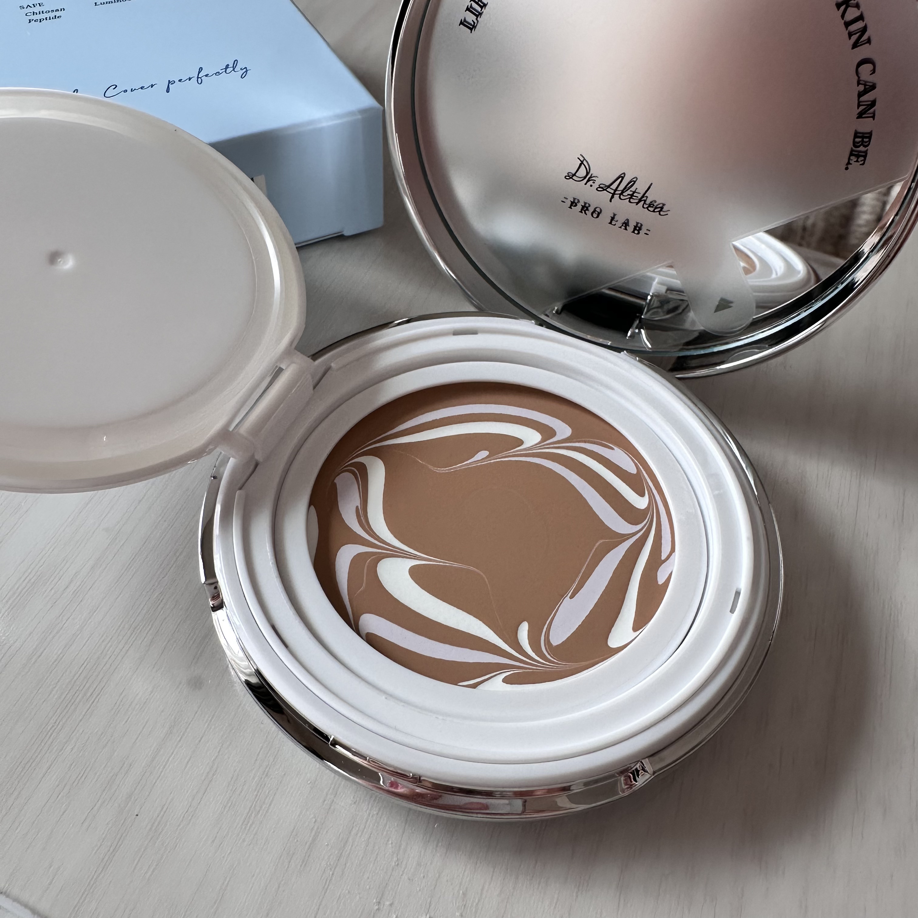 ダブル セラム バーム ファンデーション 23 イエローベージュ/Dr.Althea/クリーム・エマルジョンファンデーションを使ったクチコミ（2枚目）