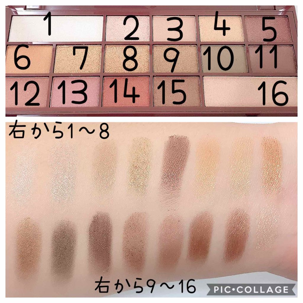 アイラブチョコレート/MAKEUP REVOLUTION/アイシャドウパレットを使ったクチコミ(2枚目)