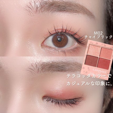 シルキースフレアイズ(マットタイプ)/キャンメイク/アイシャドウパレットを使ったクチコミ(8枚目)