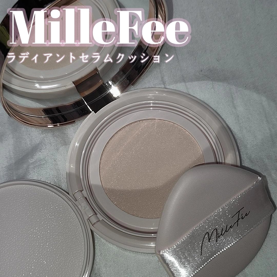 ラディアントセラムクッション/MilleFée/クッションファンデーションを使ったクチコミ（1枚目）